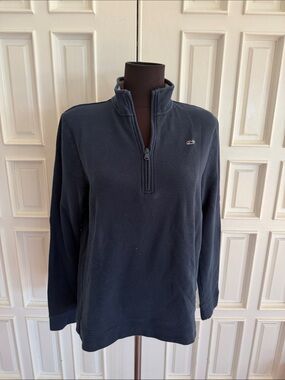 Men's Navy Quarter-Zip Fleece Pullover